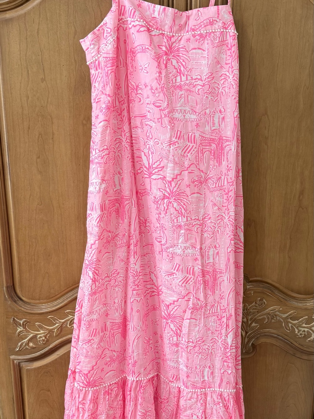 Lilly Pulitzer pink maxi dress